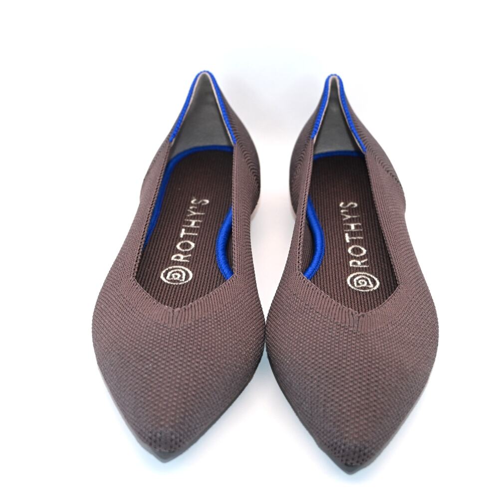 NWT: Rothy's Women's The Point Flat in Mink